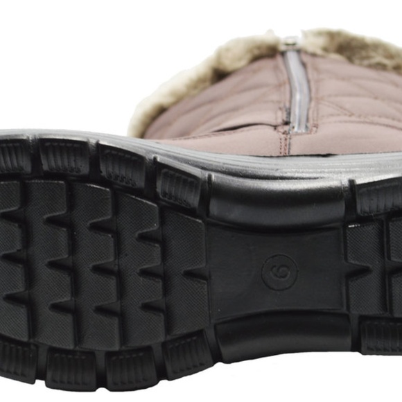 Elegant Black Quilted Winter Boots Cute Women - Picture 8 of 8